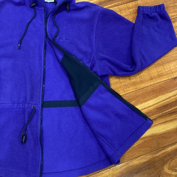 LL Bean tunic length fleece jacket - Picture 7 of 7